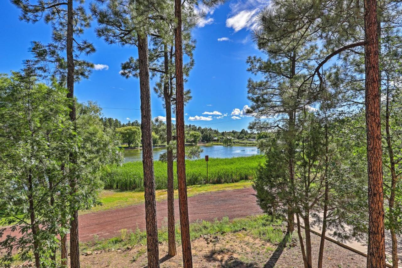 Serene Lakeside Cabin With Decks And Edler Lake Views! 파인톱-호변 외부 사진