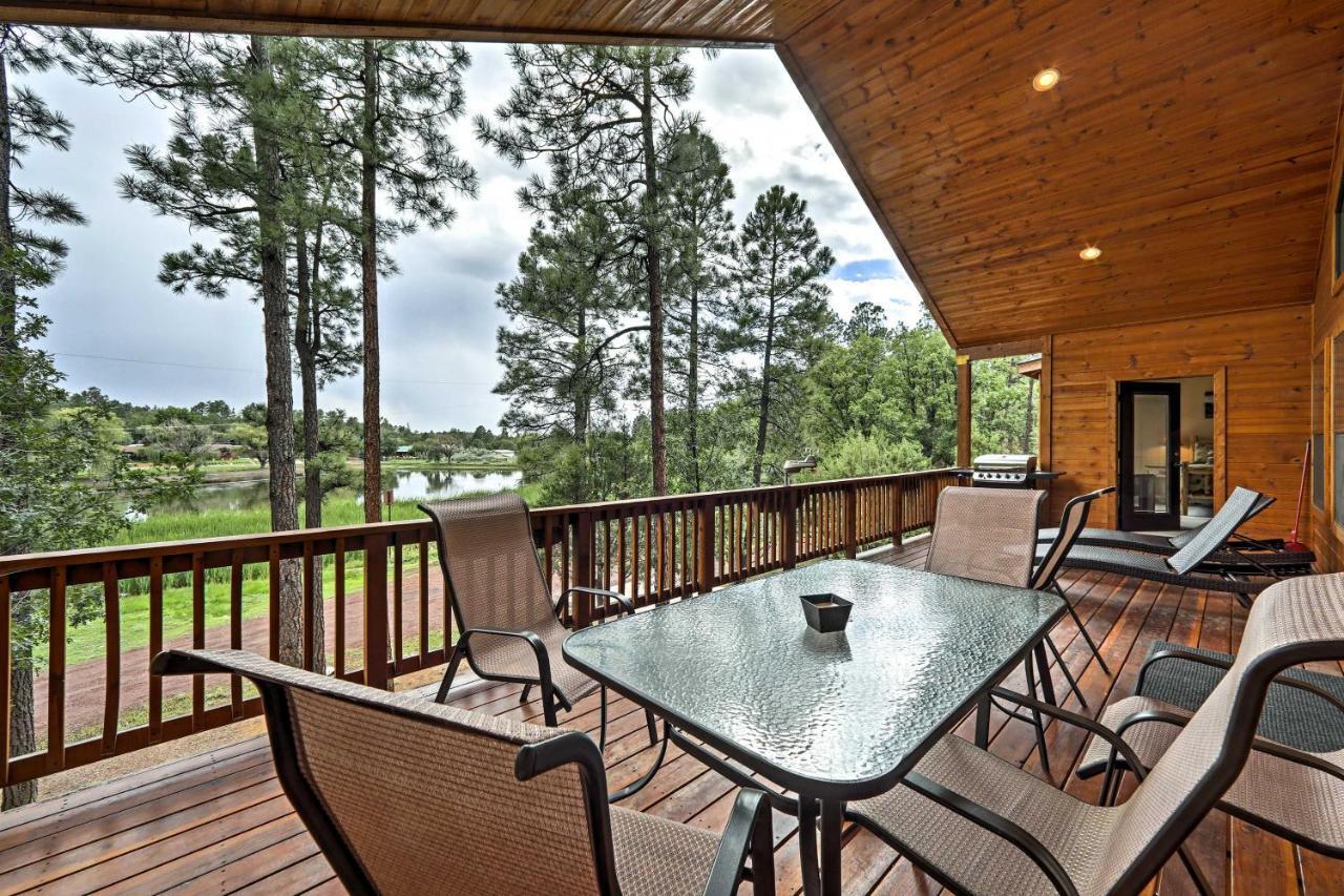 Serene Lakeside Cabin With Decks And Edler Lake Views! 파인톱-호변 외부 사진